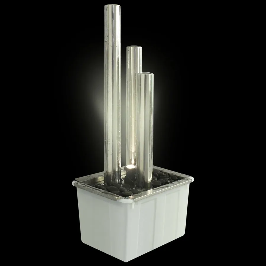 Fontaine de jardin Argenté 48x34x88 cm Acier inoxydable - 10