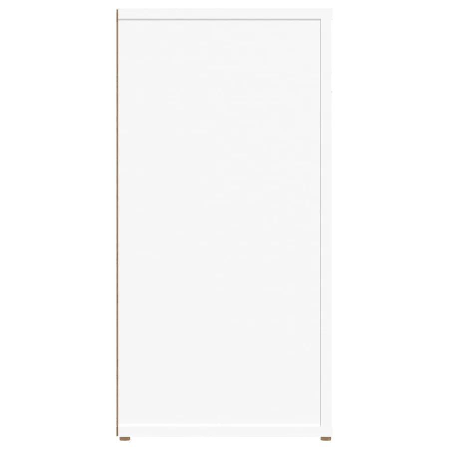 Buffet Blanc 100x30x59,5 cm Bois d'ingénierie - 7