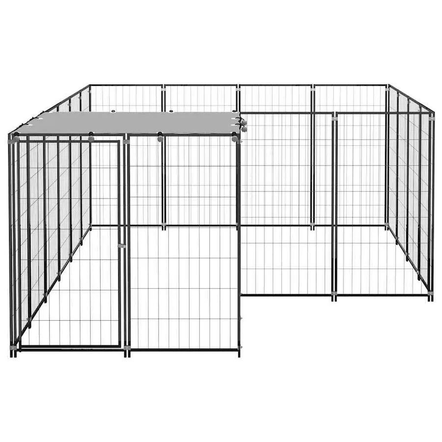 Chenil Noir 6,05 m² Acier - 4