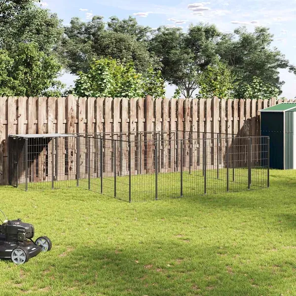 Chenil Noir 12,1 m² Acier