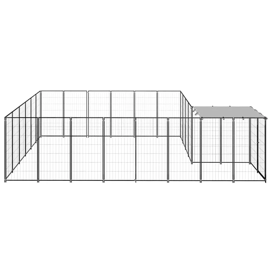 Chenil Noir 12,1 m² Acier - 4