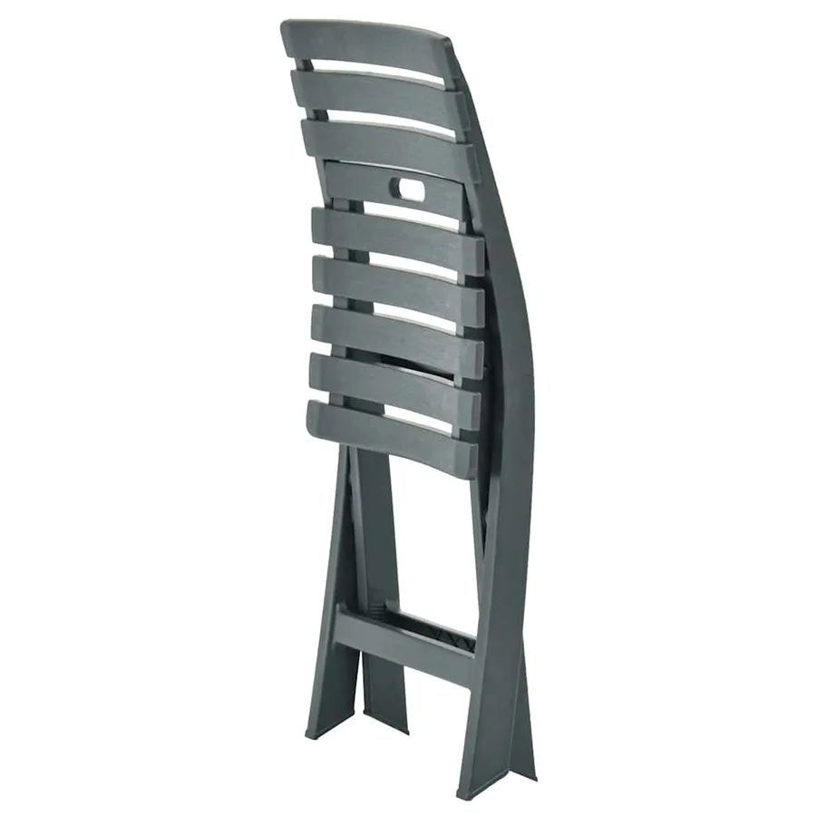 Chaises de jardin pliables 2 pcs Plastique Vert - 6