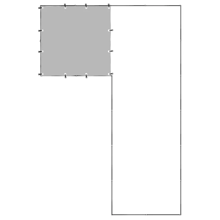 Chenil Noir 4,84 m² Acier - 5