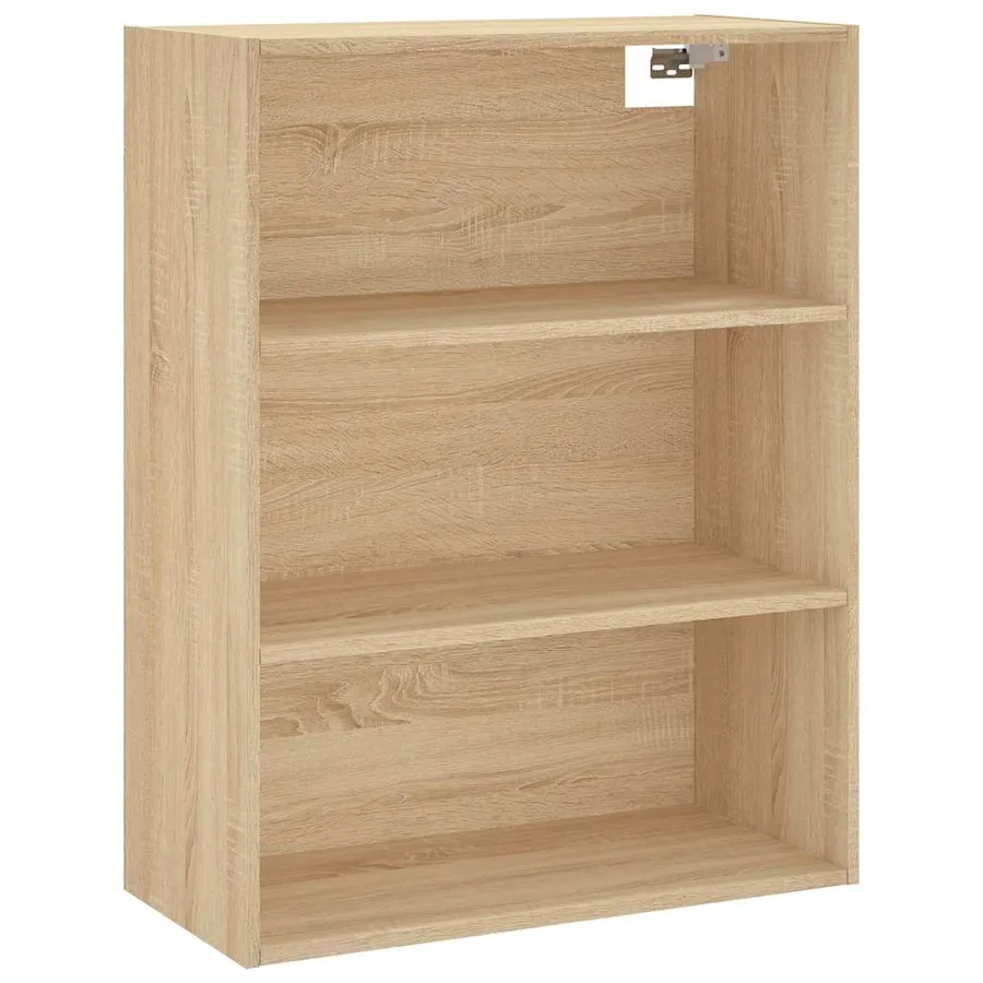 Buffet haut Chêne sonoma 69,5x34x180 cm Bois d'ingénierie - 5