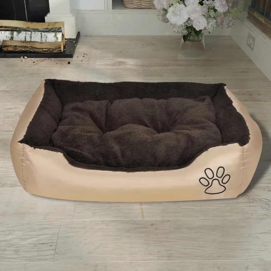 Lit chaud pour chiens avec coussin rembourrée L - 2