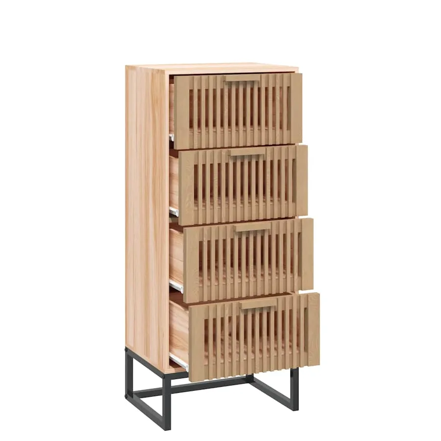 Buffet haut 40x30x95 cm bois d'ingénierie - 6