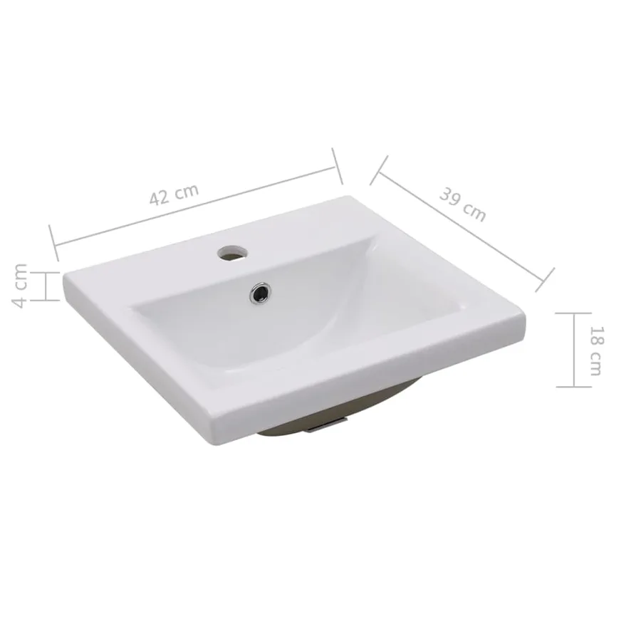 Ensemble de meubles de salle de bain Blanc Aggloméré - 18