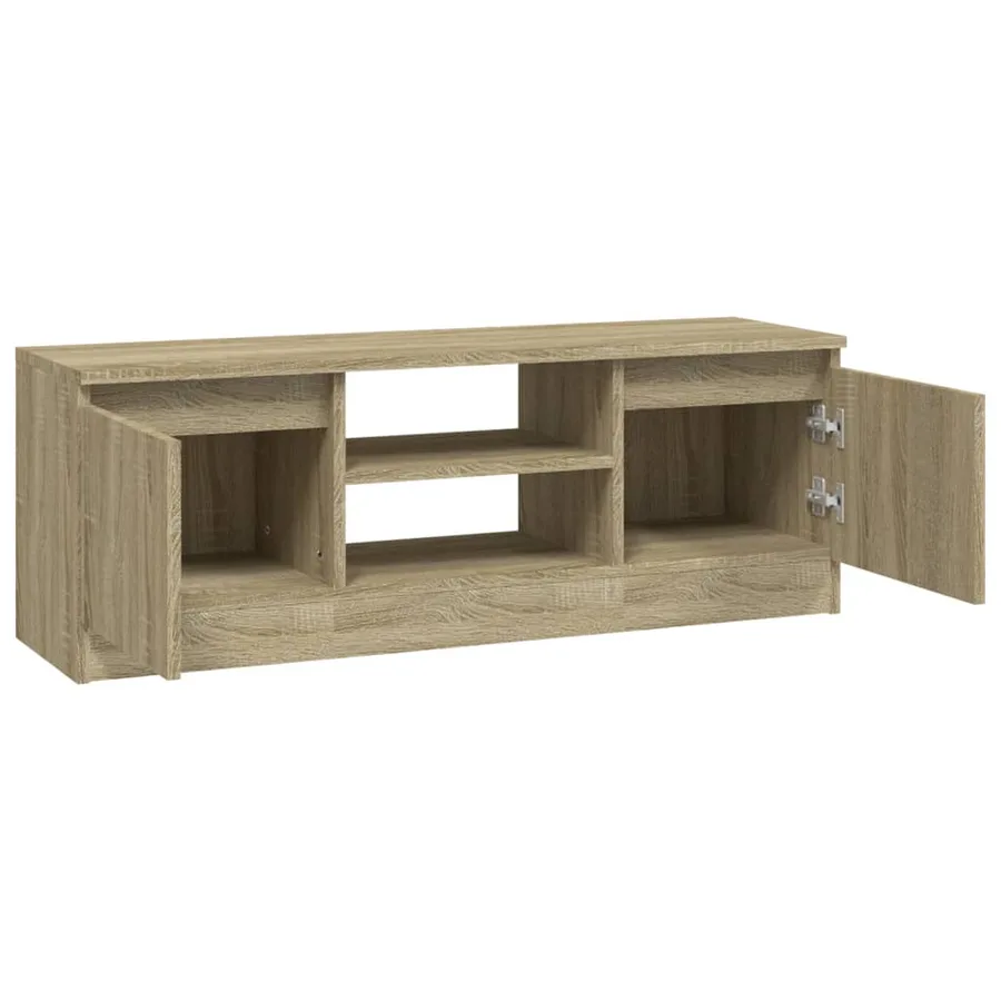 Meuble TV avec porte Chêne sonoma 102x30x36 cm - 6