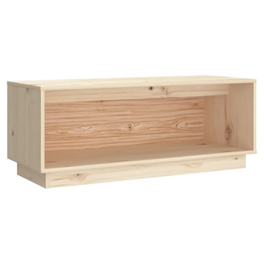 Meuble TV 90x35x35 cm Bois de pin massif - 2