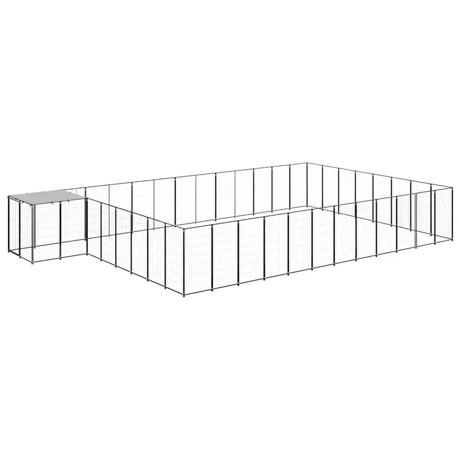 Chenil Noir 30,25 m² Acier - 2