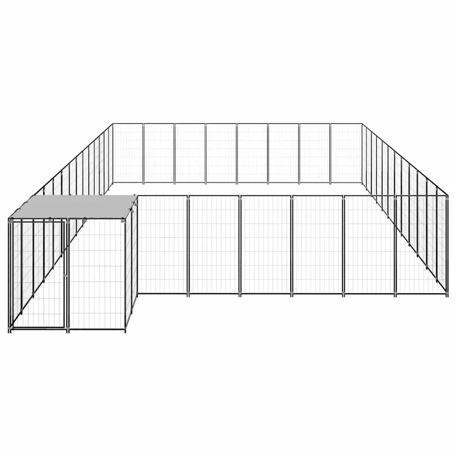 Chenil Noir 30,25 m² Acier - 3