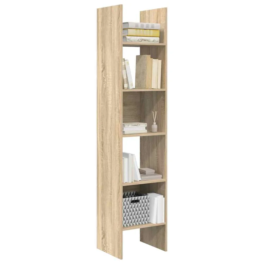 Bibliothèque Chêne sonoma 40x35x180 cm Bois d’ingénierie - 4