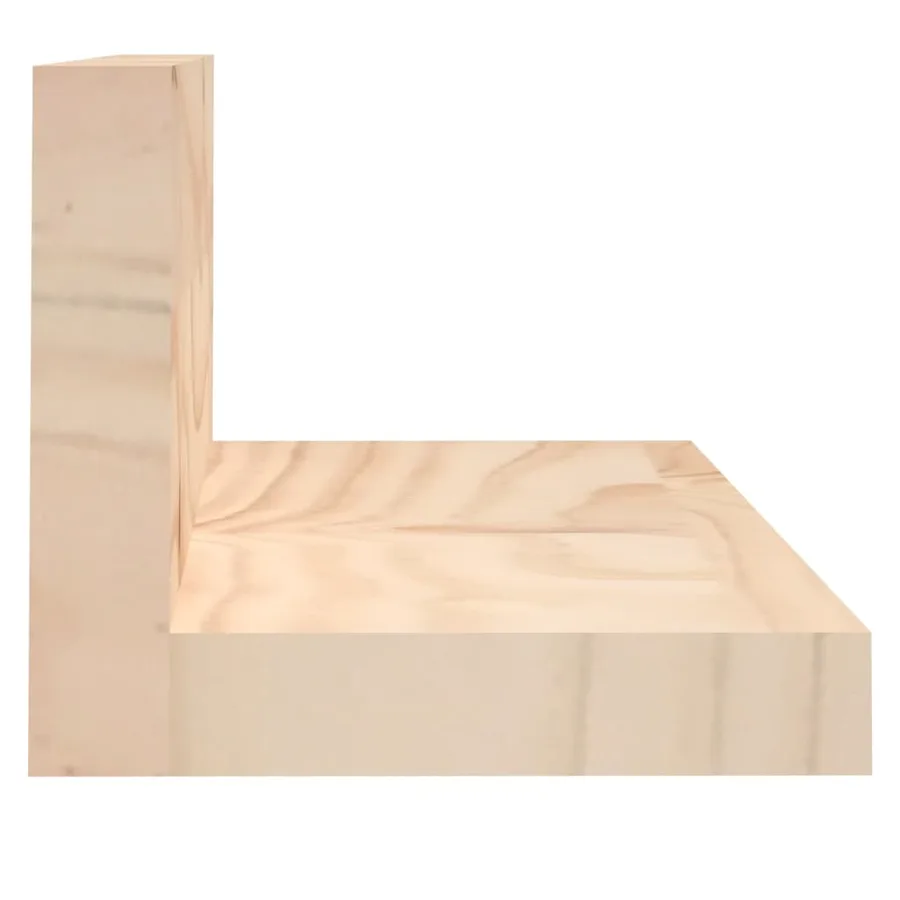 Étagères murales 2 pcs 110x11x9 cm Bois de pin massif - 4