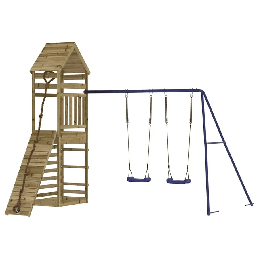 Aire de jeux d'extérieur bois de pin imprégné - 2