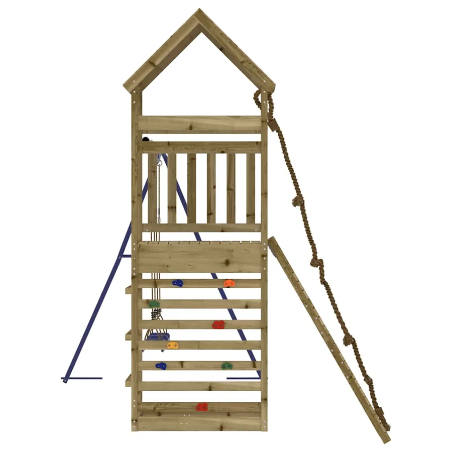 Aire de jeux d'extérieur bois de pin imprégné - 7