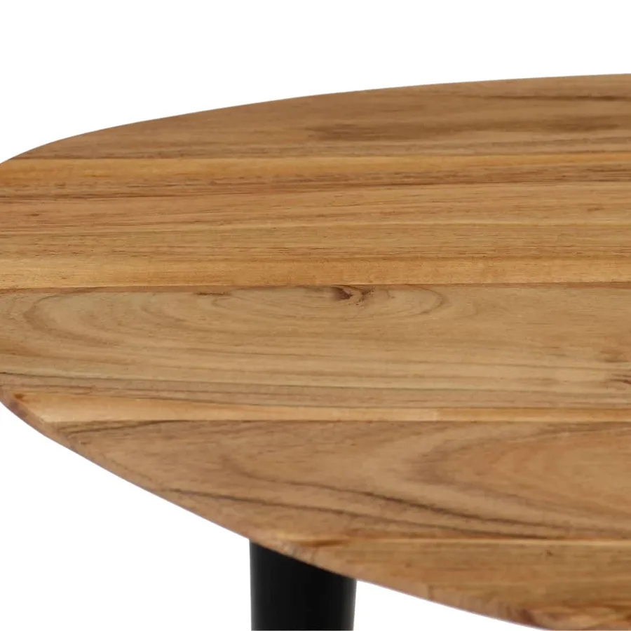 Tables basses 3 pcs Bois d'acacia massif - 9