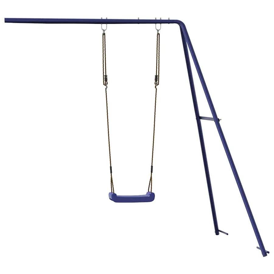 Balançoire de jeu bleu 194x185x188 cm polypropylène