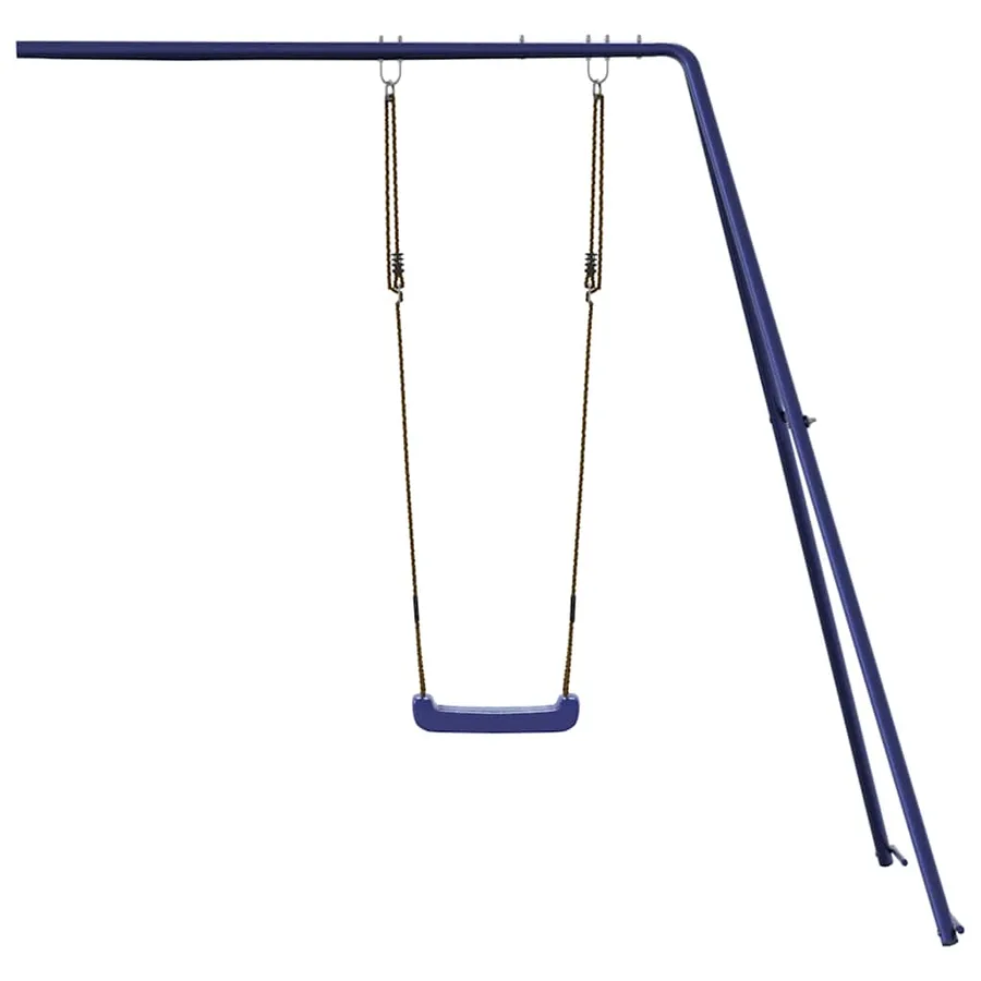 Balançoire de jeu bleu 194x185x188 cm polypropylène - 3