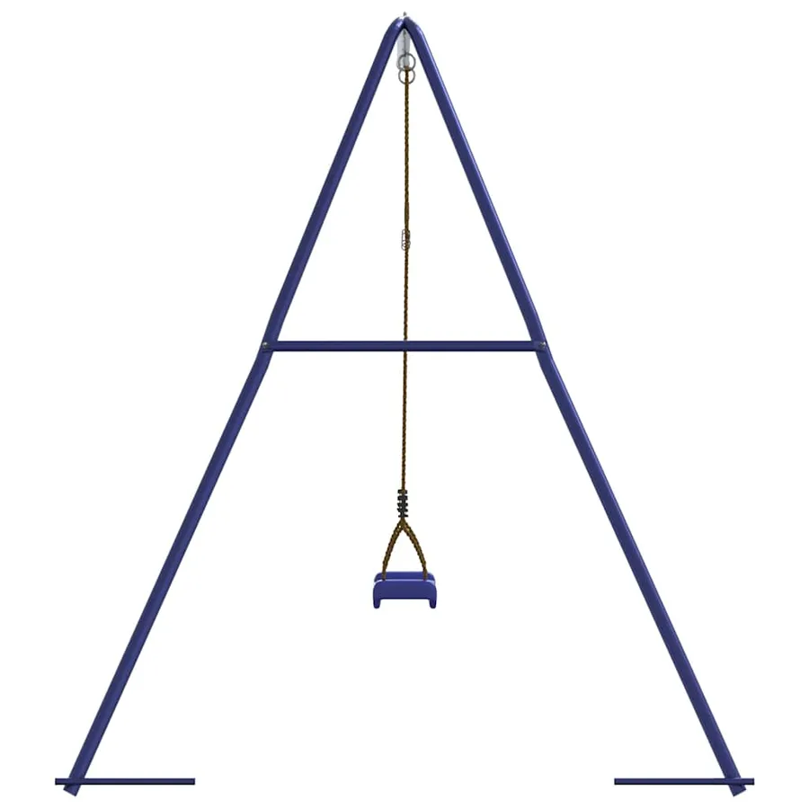 Balançoire de jeu bleu 194x185x188 cm polypropylène - 5
