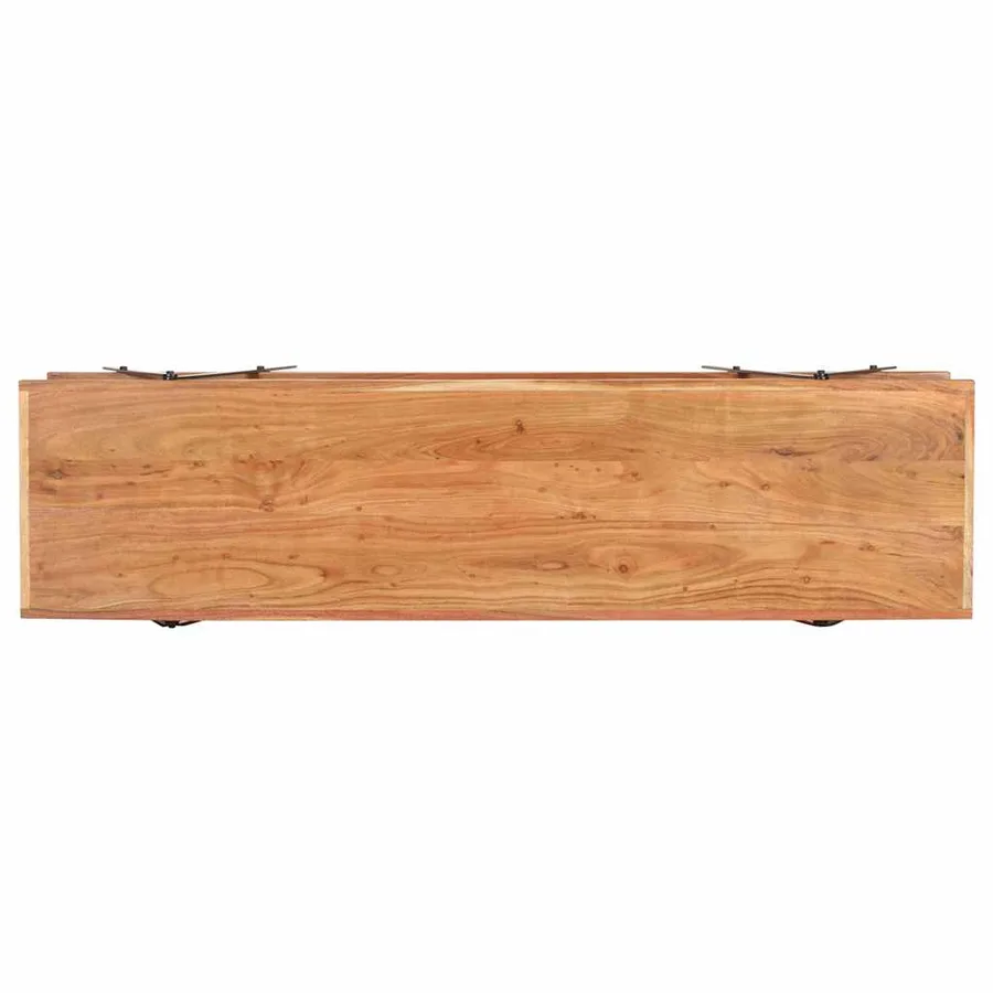 Meuble TV 160x40x50 cm Bois d'acacia solide - 3