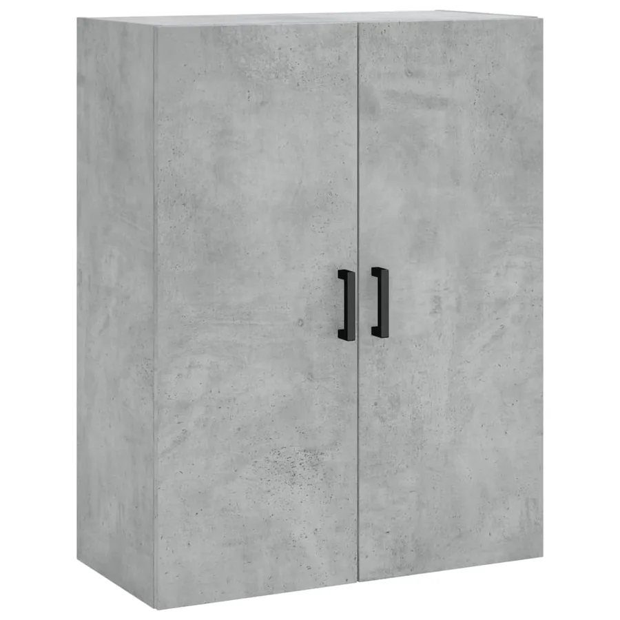 Armoire murale gris béton 69,5x34x90 cm - 2