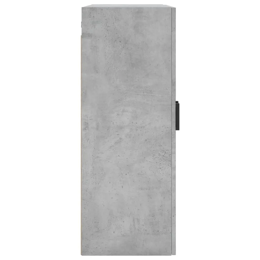 Armoire murale gris béton 69,5x34x90 cm - 8