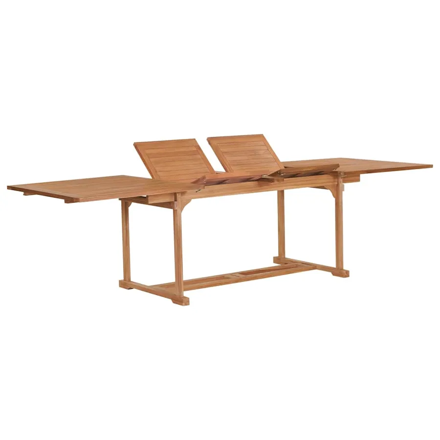 Ensemble à manger de jardin 9 pcs Bois de teck massif - 3
