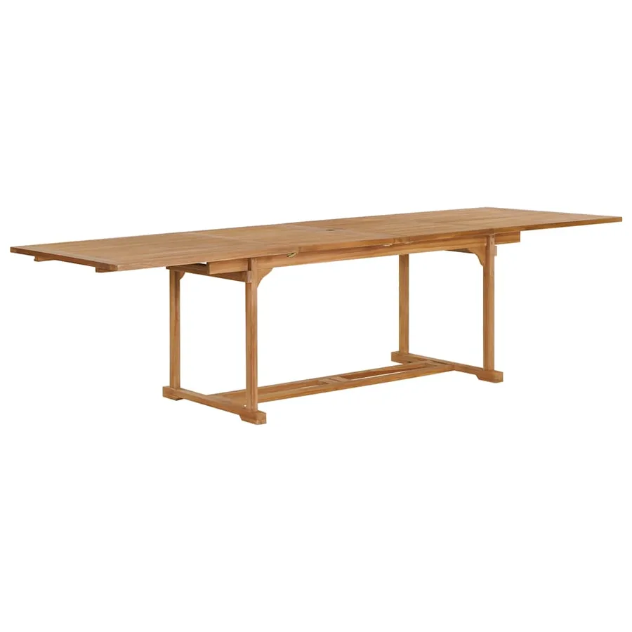 Ensemble à manger de jardin 9 pcs Bois de teck massif - 5