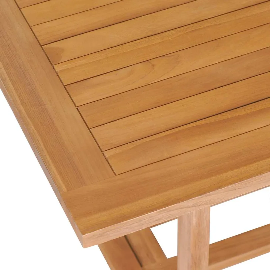 Ensemble à manger de jardin 9 pcs Bois de teck massif - 6