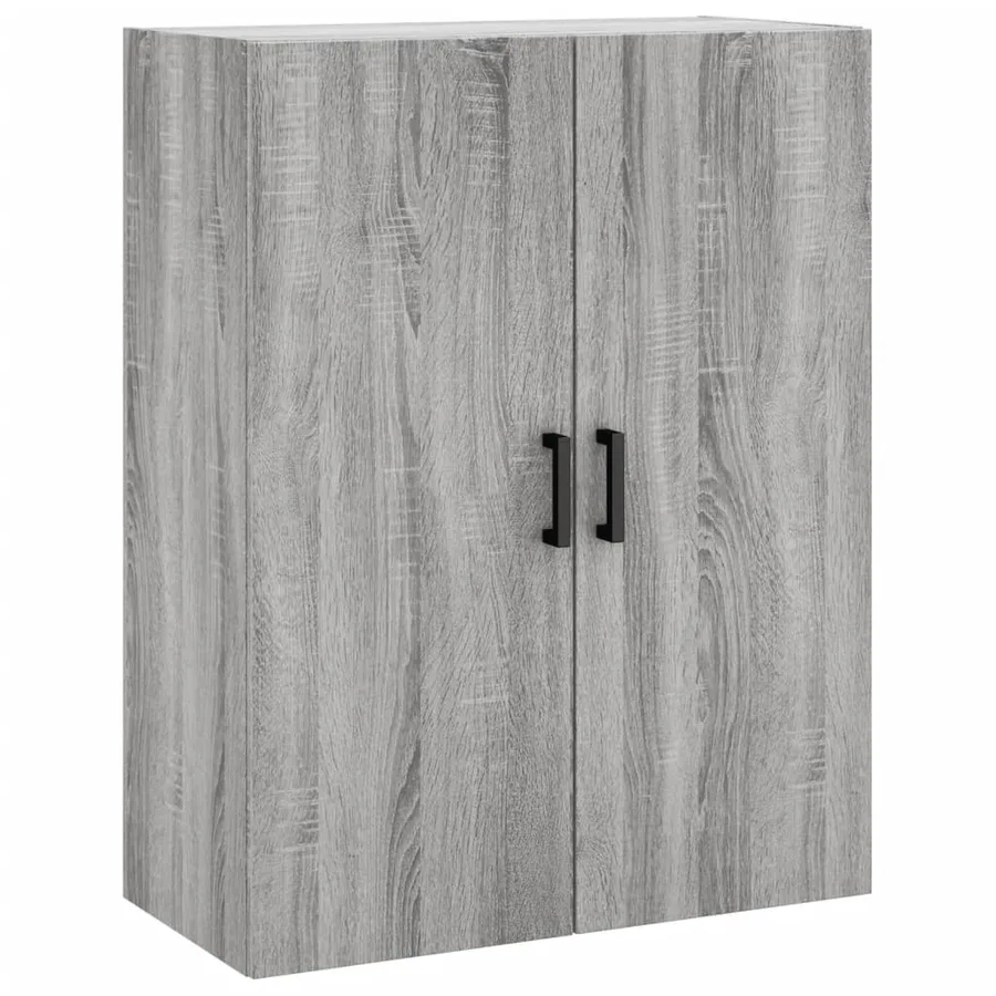 Buffet haut Sonoma gris 69,5x34x180 cm Bois d'ingénierie - 5