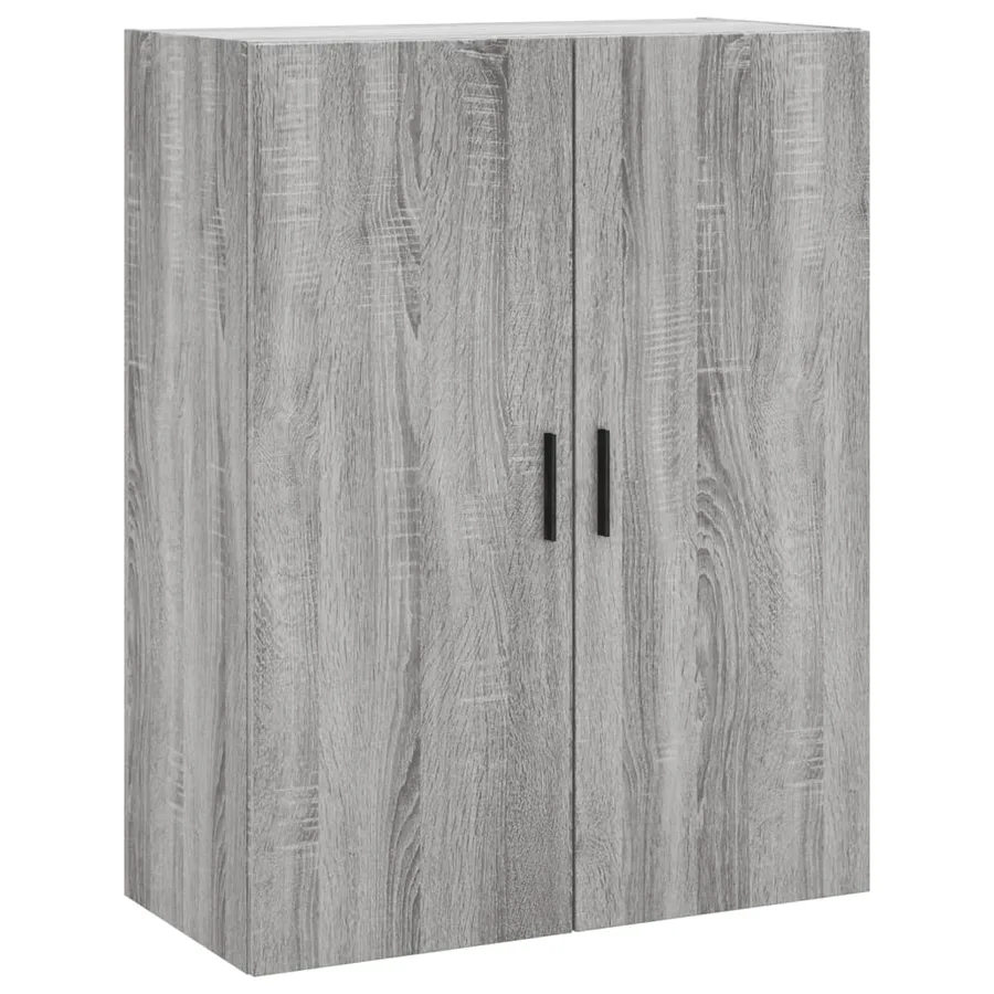 Buffet haut Sonoma gris 69,5x34x180 cm Bois d'ingénierie - 5