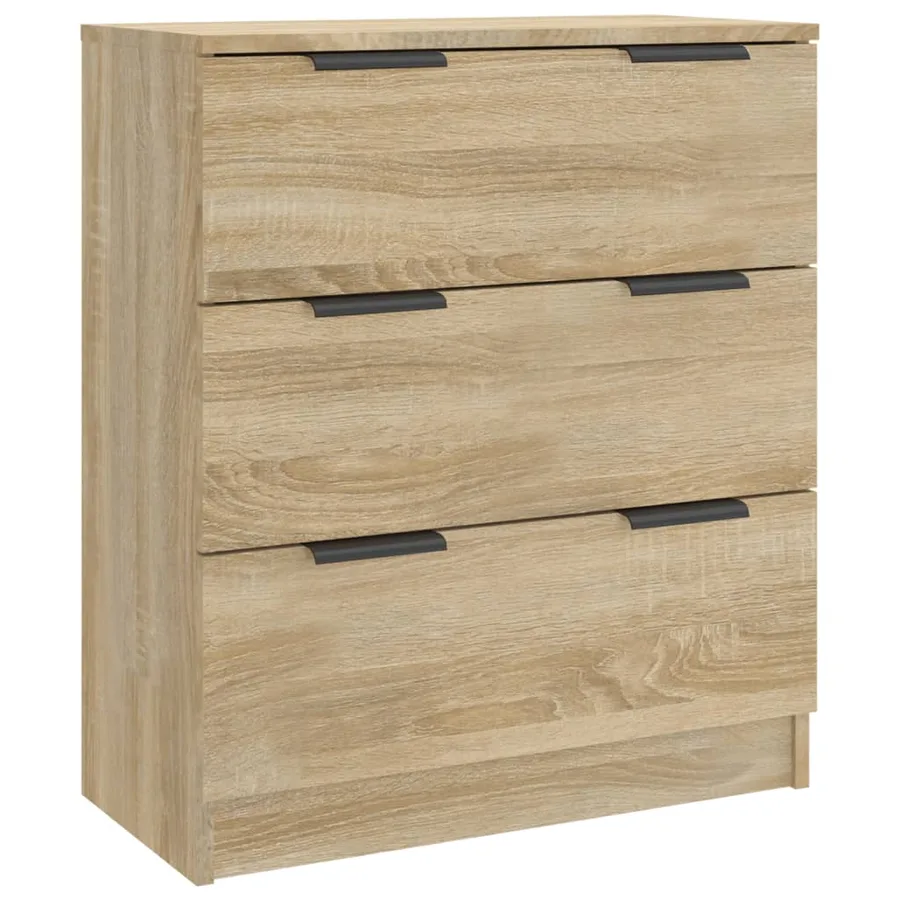 Buffet Chêne sonoma 60x30x70 cm Bois d'ingénierie - 2