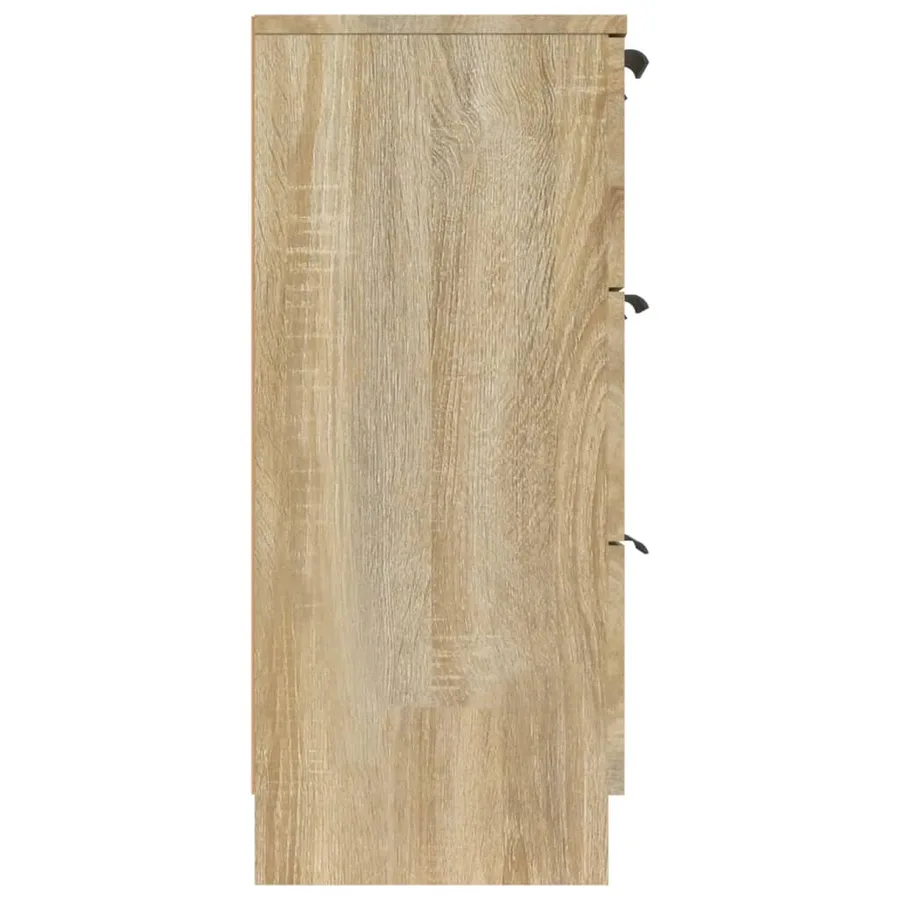 Buffet Chêne sonoma 60x30x70 cm Bois d'ingénierie - 6