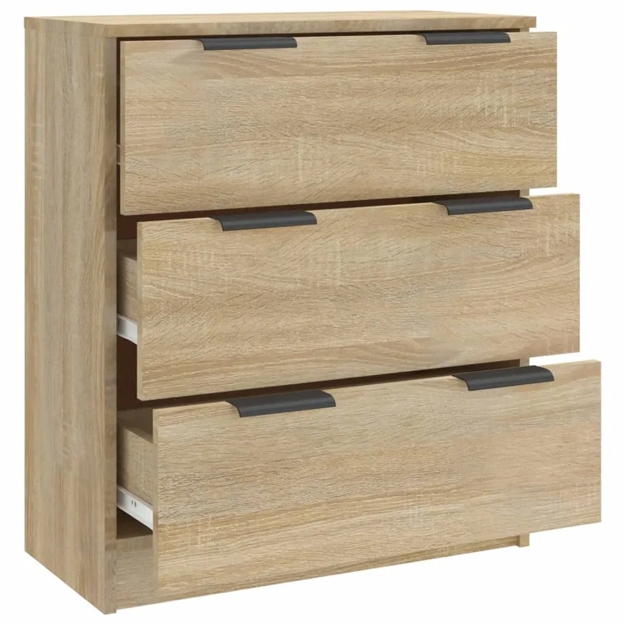 Buffet Chêne sonoma 60x30x70 cm Bois d'ingénierie - 7