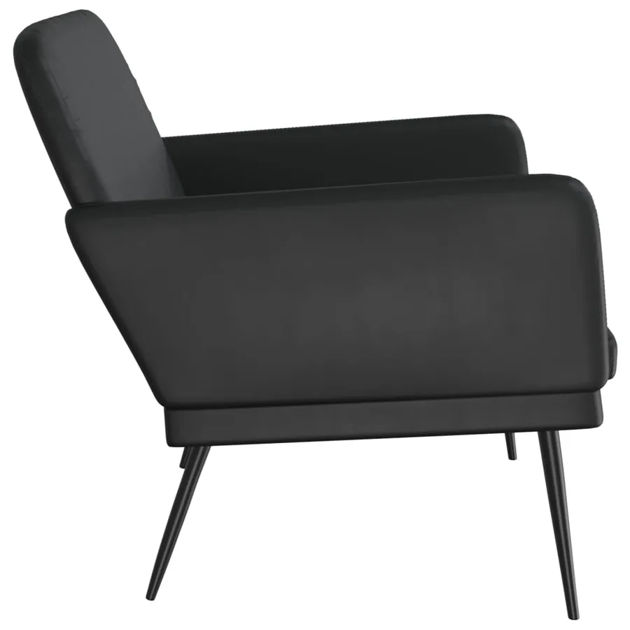 Banc Noir 107x80x81 cm Similicuir - 4
