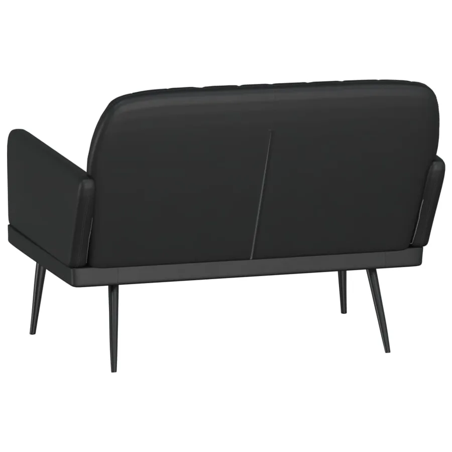 Banc Noir 107x80x81 cm Similicuir - 5