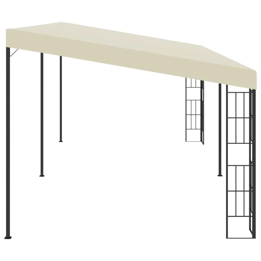 Belvédère mural 3x6 m Crème Tissu - 3