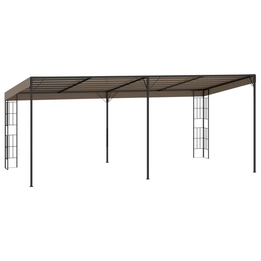 Belvédère mural 6x3 m Taupe Tissu - 4