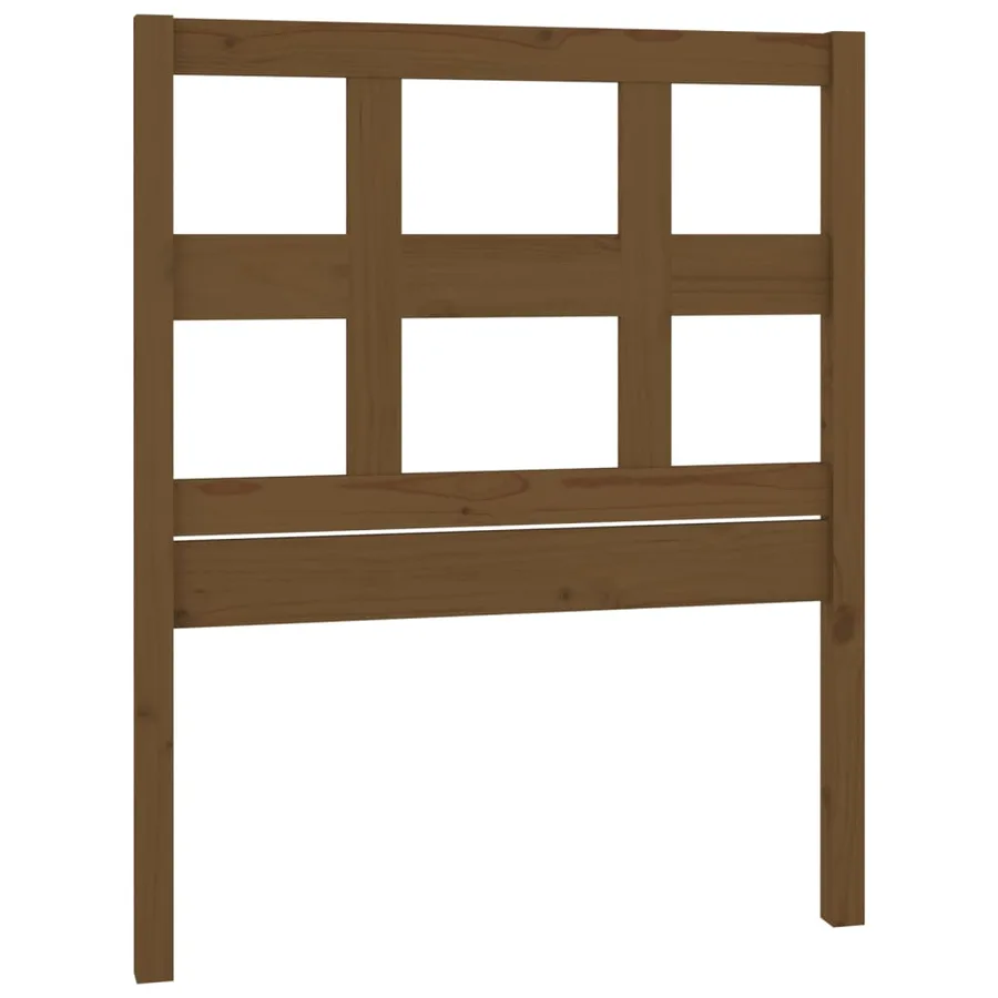 Tête de lit Marron miel 80,5x4x100 cm Bois massif de pin - 2