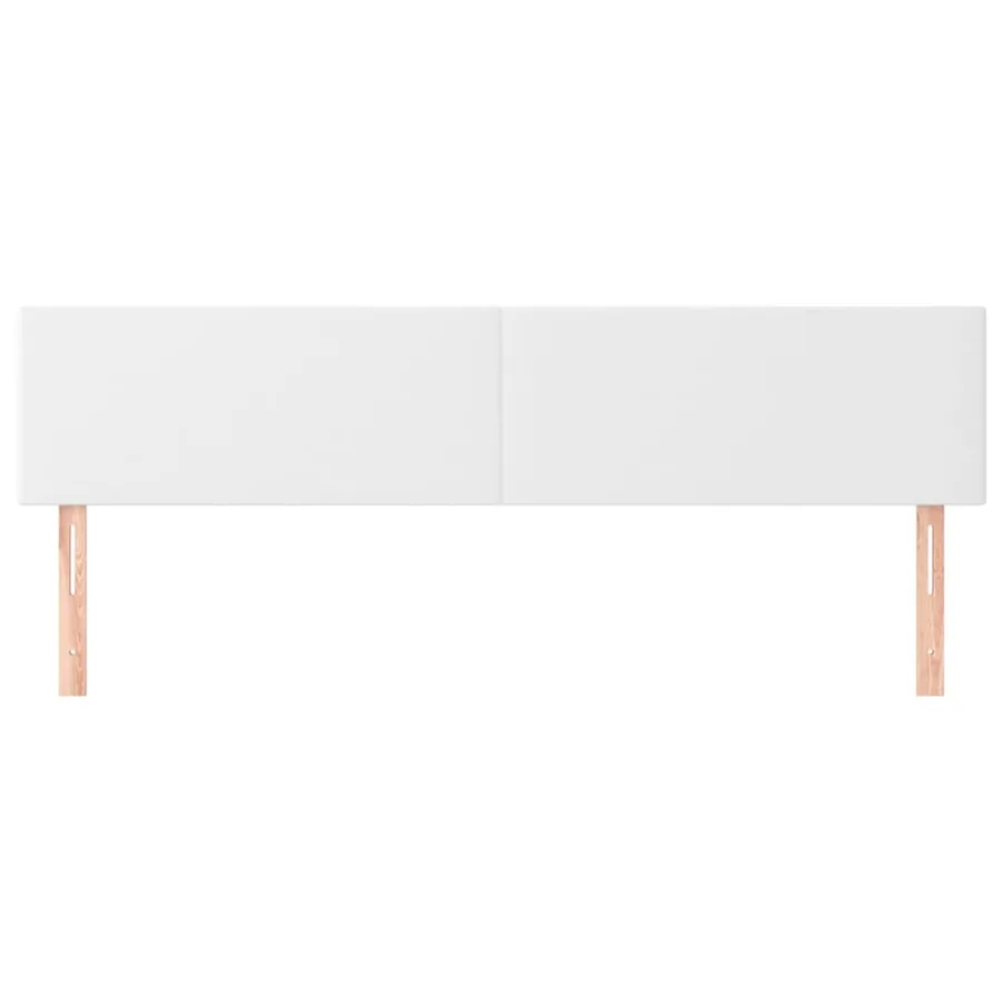 Têtes de lit Blanc 160x5x78/88 cm Similicuir - 3