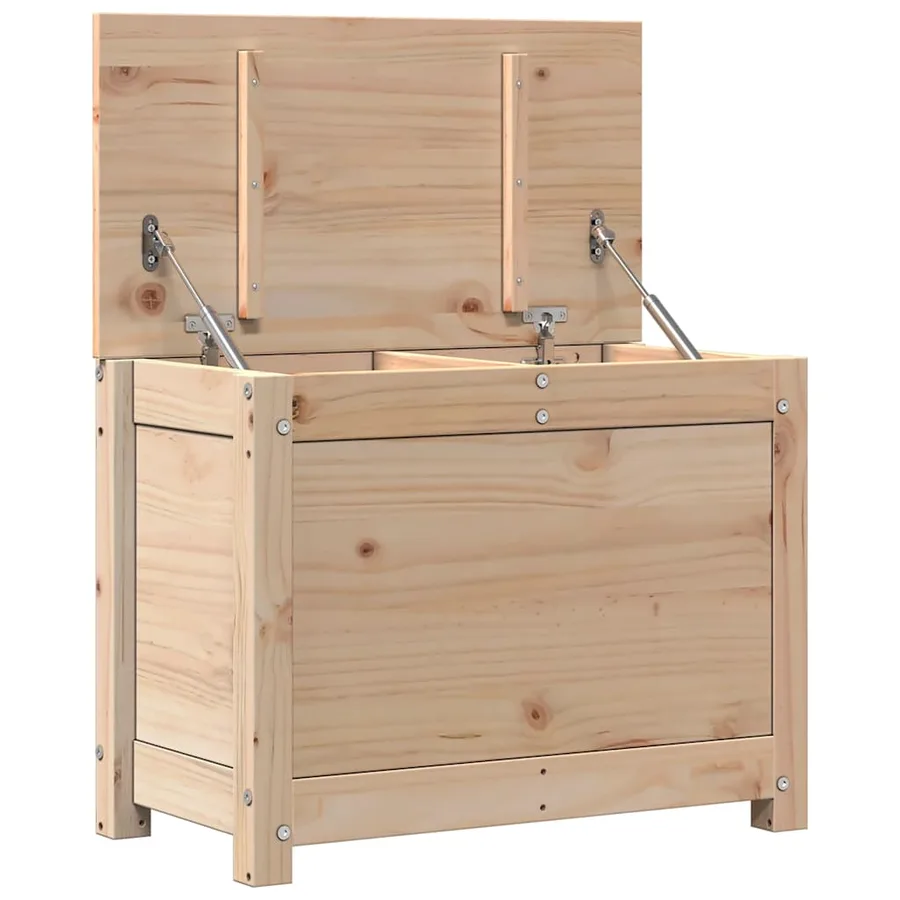 Boîte de rangement 60x32x45,5 cm Bois massif de pin - 9