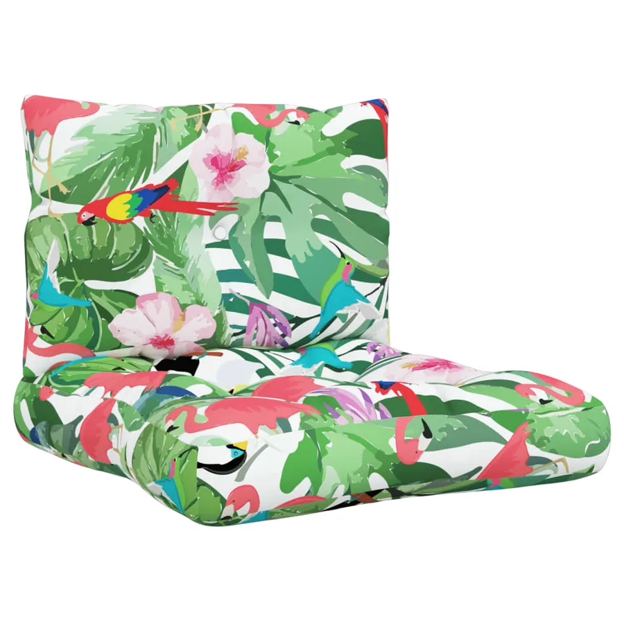 Coussins de palette lot de 2 multicolore tissu Oxford - 2