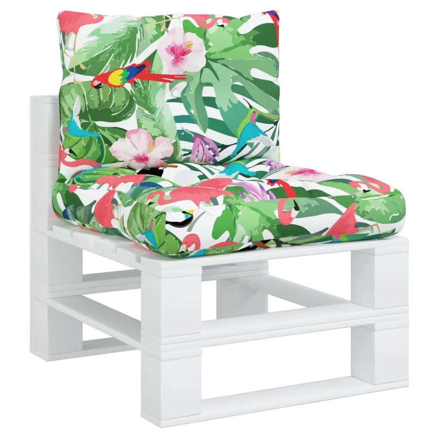 Coussins de palette lot de 2 multicolore tissu Oxford - 3