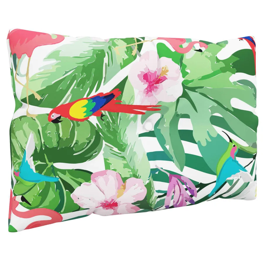 Coussins de palette lot de 2 multicolore tissu Oxford - 5