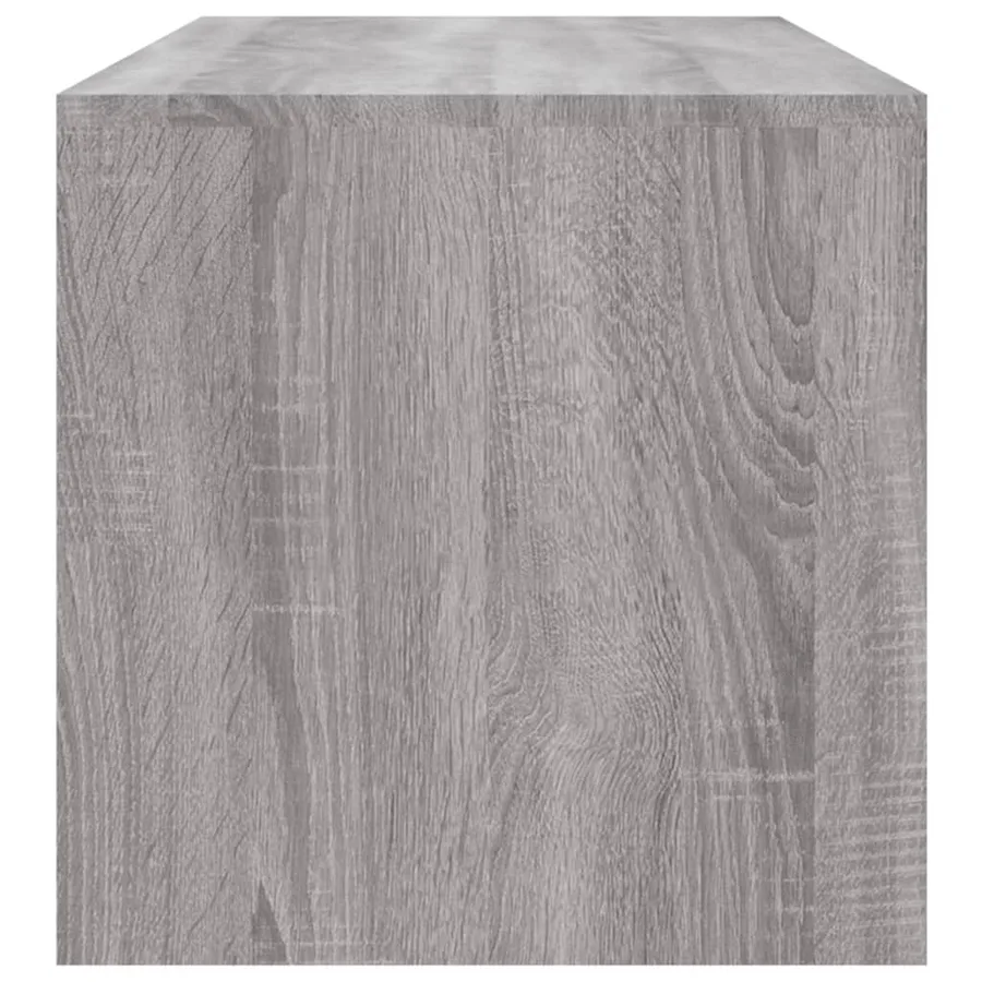 Table basse Sonoma gris 100x40x40 cm Bois d'ingénierie - 5