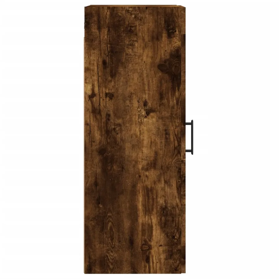 Armoire murale chêne fumé 34,5x34x90 cm bois d'ingénierie - 8