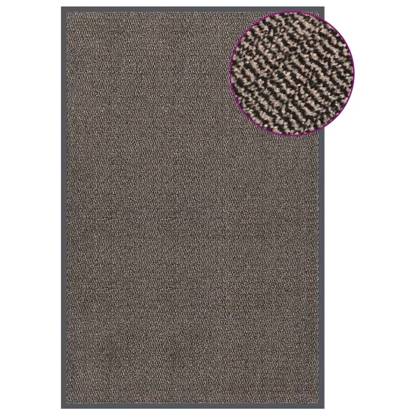 Paillasson touffeté 120x180 cm Marron foncé