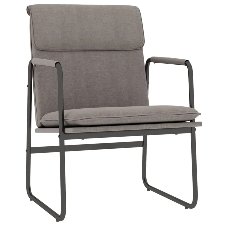 Chaise longue Taupe 55x64x80 cm Tissu - 2