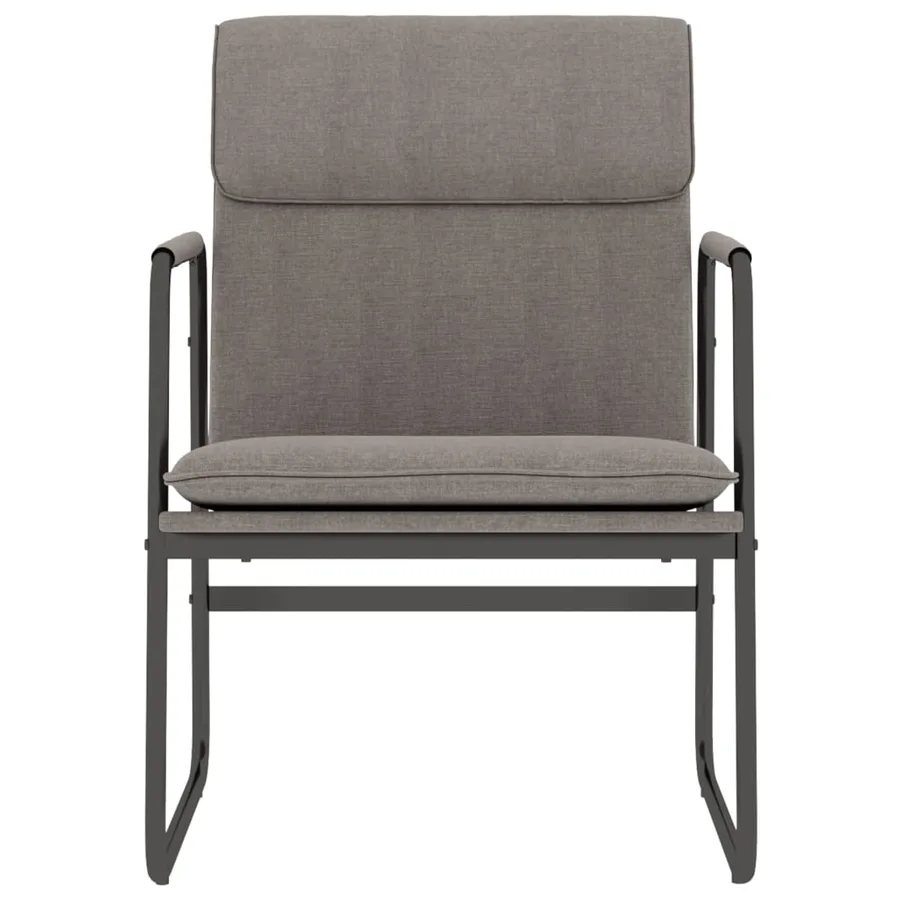 Chaise longue Taupe 55x64x80 cm Tissu - 3