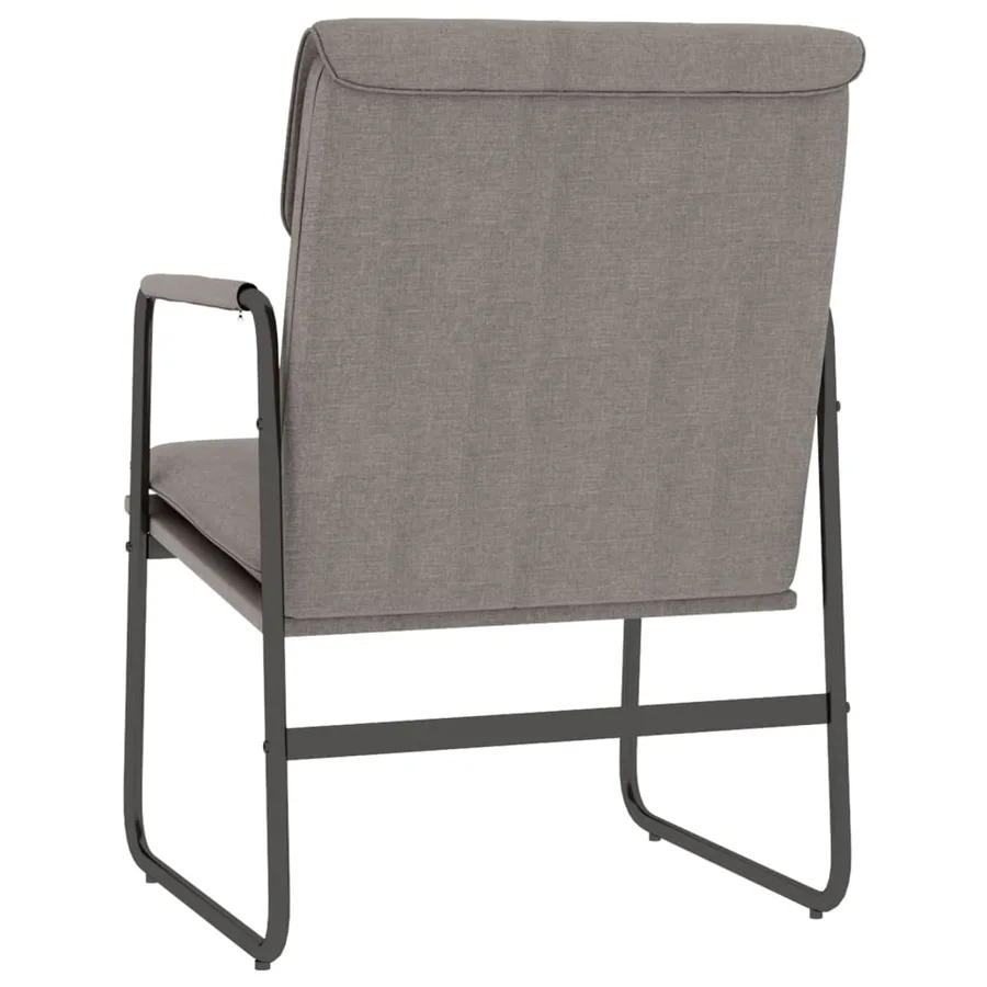 Chaise longue Taupe 55x64x80 cm Tissu - 5
